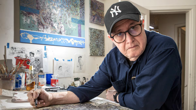 El pintor cubano Flavio Garciandía.