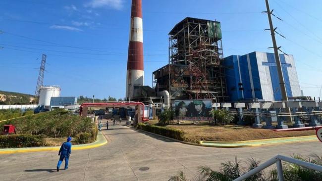 La central termoeléctrica de Matanzas.