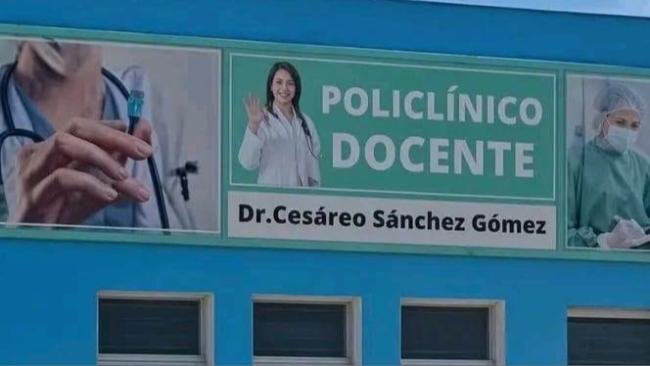El policlínico docente Dr. Cesáreo Sánchez Gómez en Pedro Betancourt.