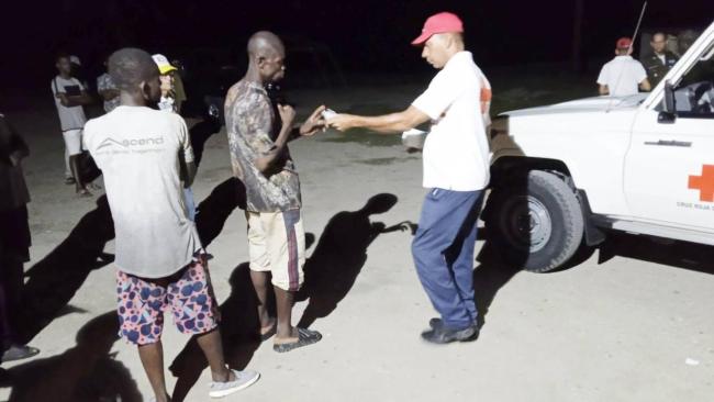 Atención a los migrantes haitianos en Santiago de Cuba.