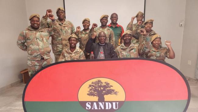 Militares sudafricanos.