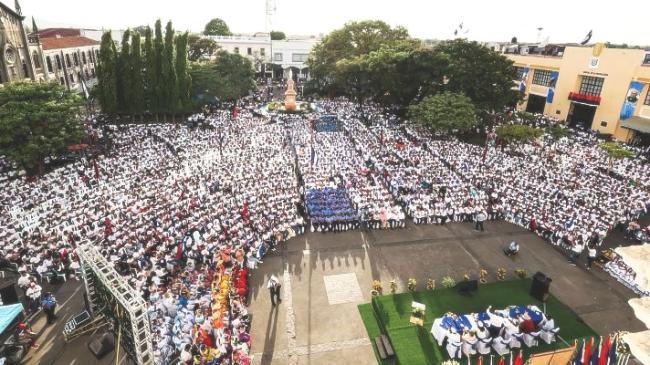 Asamblea Nacional de Nicaragua en la aprobación de la nueva reforma constitucional.