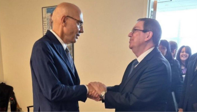 Bruno Rodríguez y Volker Türk.
