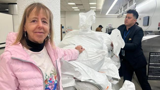 Medea Benjamin, cofundadora de Code Pink, en febrero antes de viajar a Cuba.
