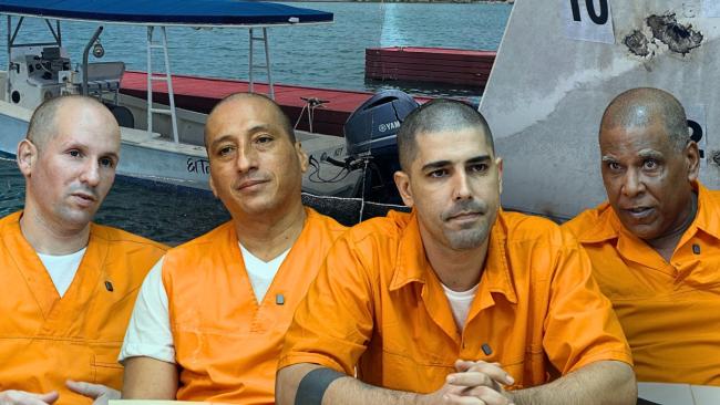 Cuatro de los implicados en el tiroteo en aguas cubanas en febrero.