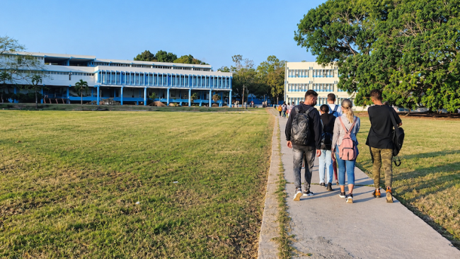 Estudiantes de la Universidad de Matanzas en 2022.