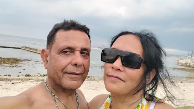 Yunia Figueredo y Frank Correa.