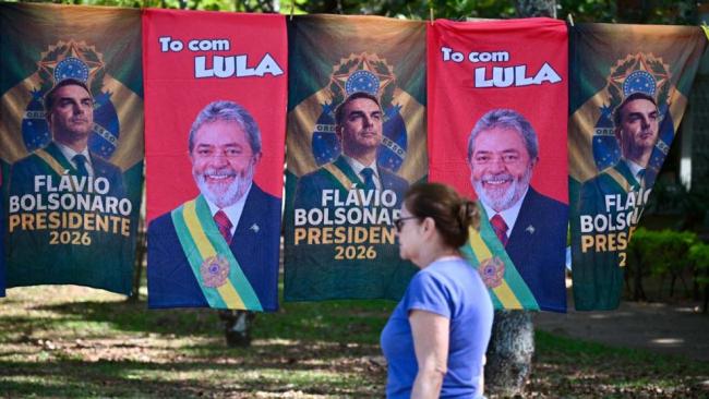 Propaganda de campaña en Brasil.