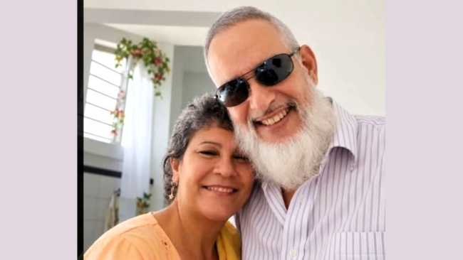 El pastor pentecostal Ariel Limias Leiva y su esposa Yulia Morales Zamora.