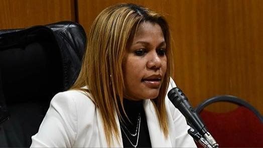 La legisladora uruguaya de origen cubano Leydis Aguilera.