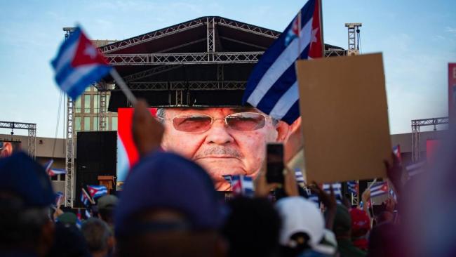 Imagen de Raúl castro durante un acto oficial en La Habana.