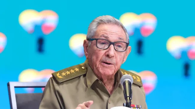 Raúl Castro en Venezuela.