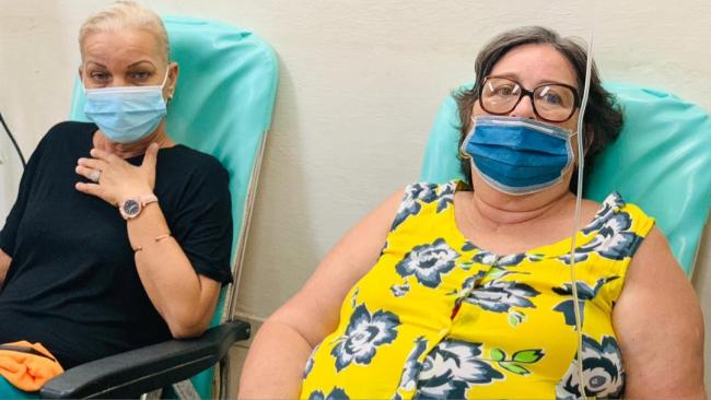 Pacientes de cáncer en Cuba.