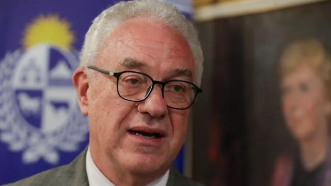 El canciller de Uruguay, Mario Lubetkin.