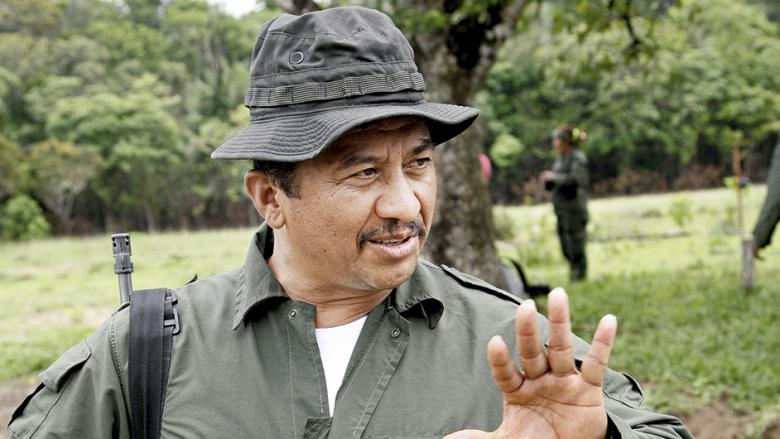 Gentil Duarte, comandante de las FARC.