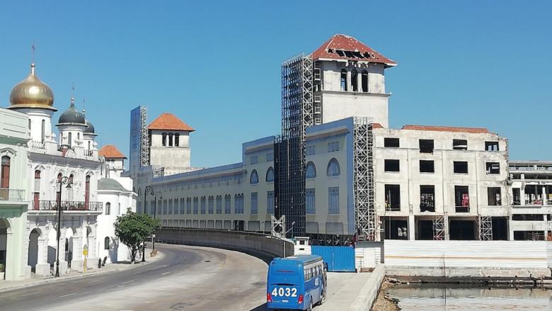 Aduana del puerto de La Habana en plena renovación.