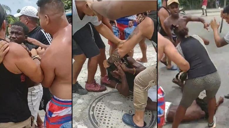 Ladrón es golpeado por vecinos de San Miguel del Padrón, La Habana.