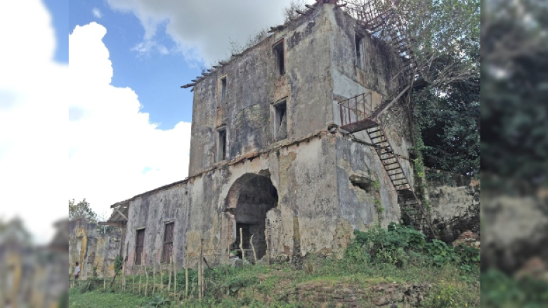 Ruinas del antiguo central Carolina en Cienfuegos.