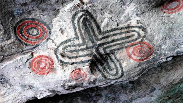 Pinturas rupestres, Punta del Este, Isla de la Juventud.