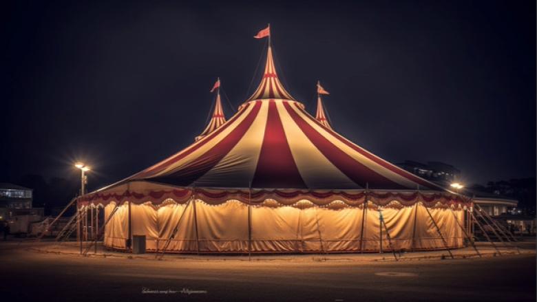 Carpa de circo.