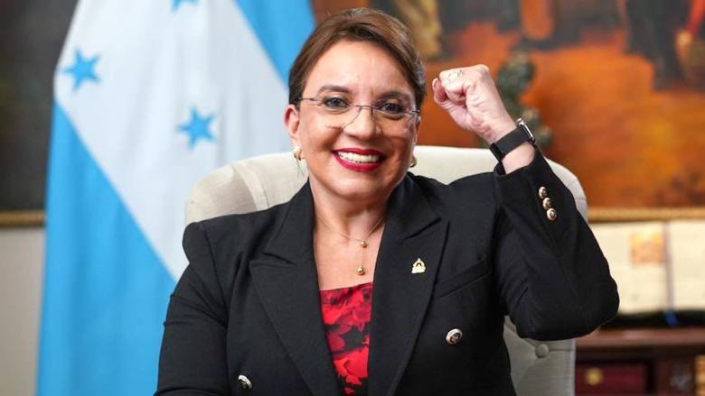 La presidenta de Honduras, Xiomara Castro de Zelaya.