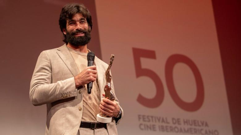 Rubén Cortada en el Festival de Huelva de Cine Iberoamericano.