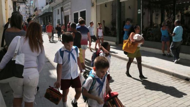 Una calle cubana en 2017.