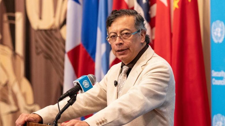 Gustavo Petro en la ONU.