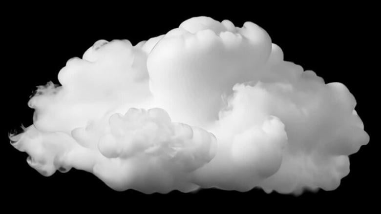 Una nube.