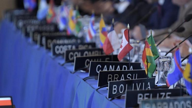 Reunión de la OEA.
