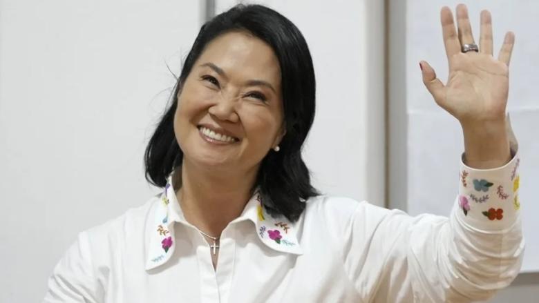 Keiko Fujimori, ganadora de las elecciones presidenciales en Perú.