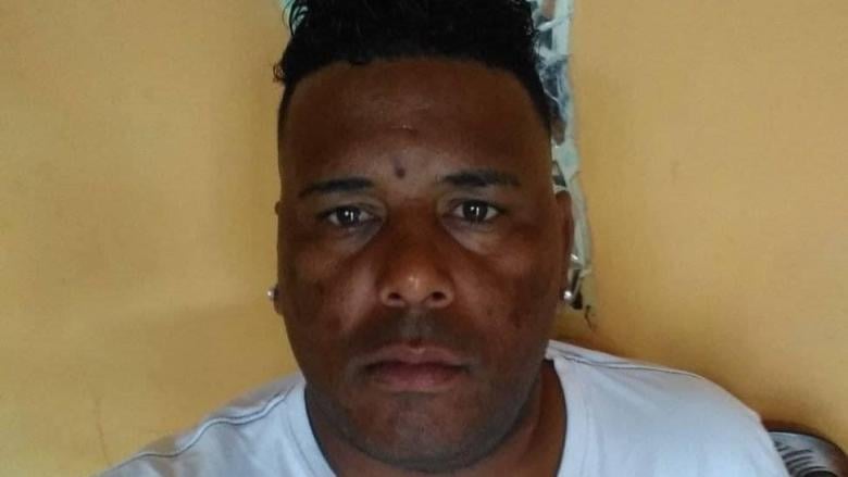 El preso político cubano Leonel Trista García, en huelga de hambre.