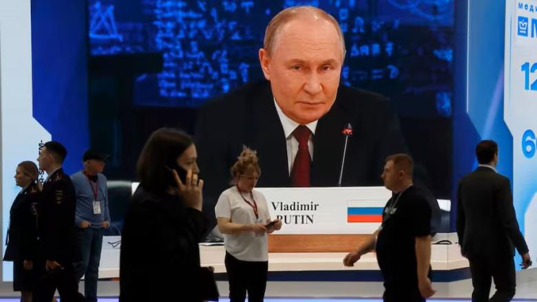 Putin durante el Foro Económico Internacional de San Petersburgo.
