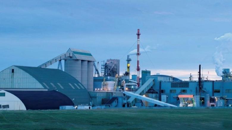 Refinería de Sherritt en Fort Saskatchewan, Alberta, Canadá.