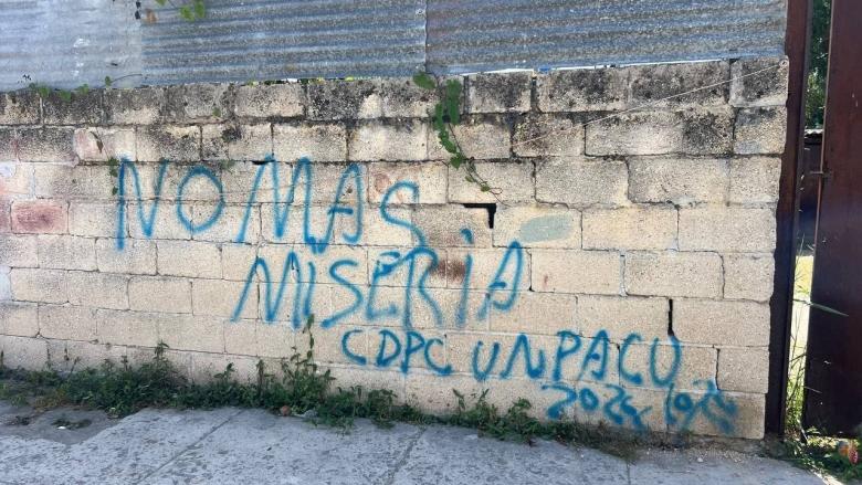 Un cartel en una calle de La Habana.