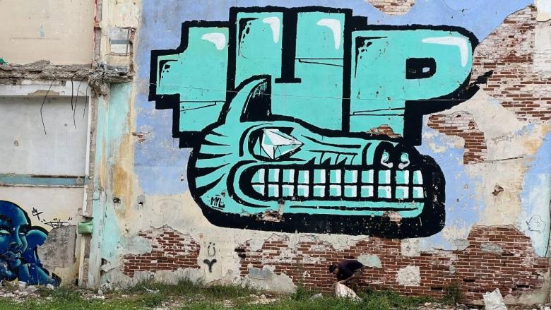 Grafiti en La Habana.