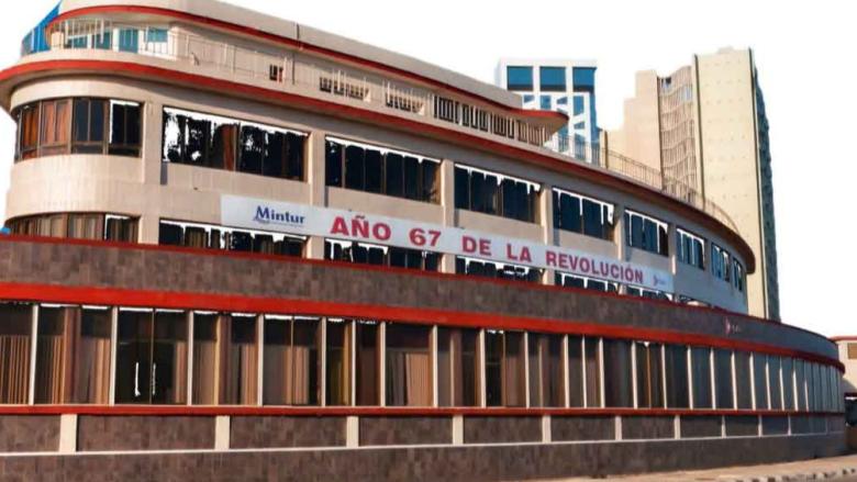 Edificio del Ministerio de Turismo de Cuba.