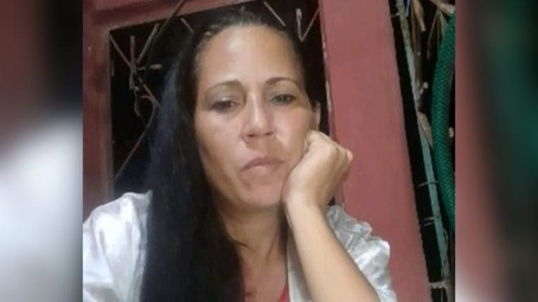 La cubana Lumey Guzmán.