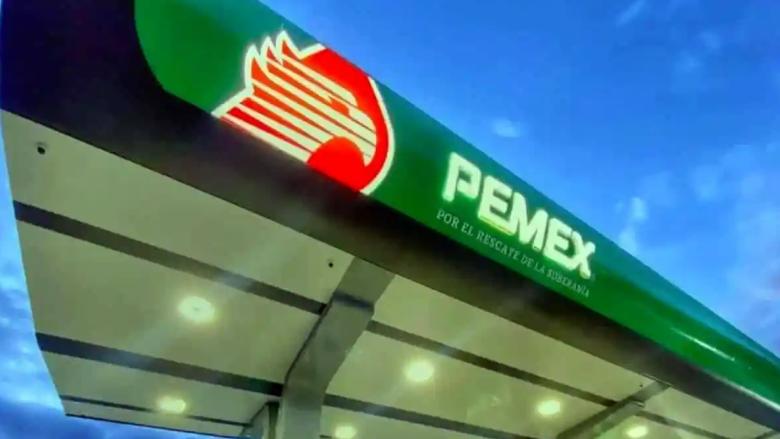Gasolinera de Pemex en México.