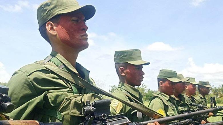 Militares cubanos.