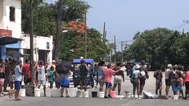 Protesta en Mantilla, La Habana.