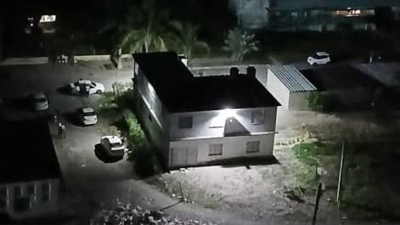 Patrullas de la Policía en el Reparto Pastorita, Cienfuegos.