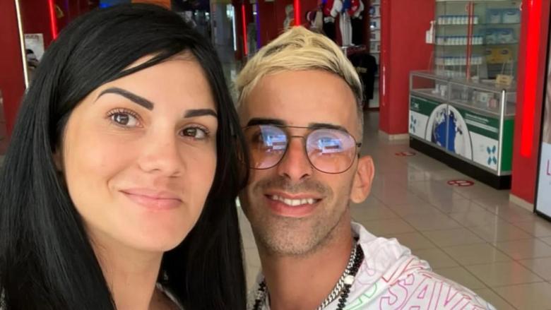 Eduardo Ceballos y su esposa, Daniela Escarra.
