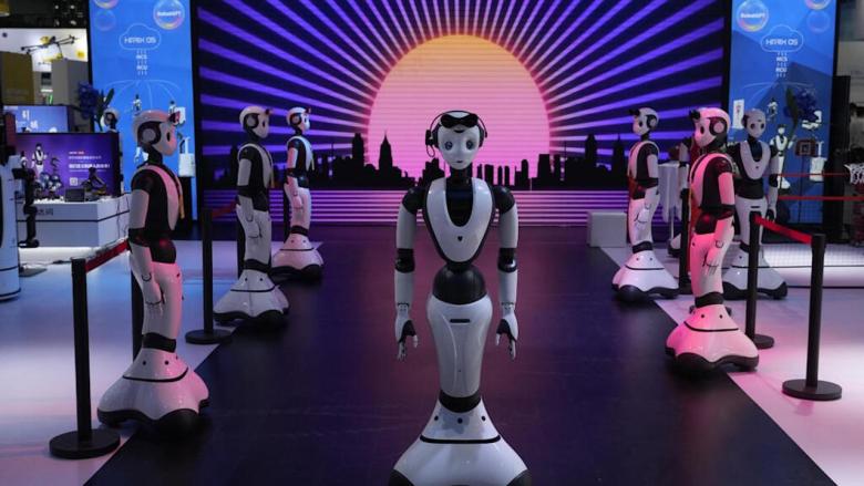 Robots inteligentes de la compañía china Dataa Robotics.