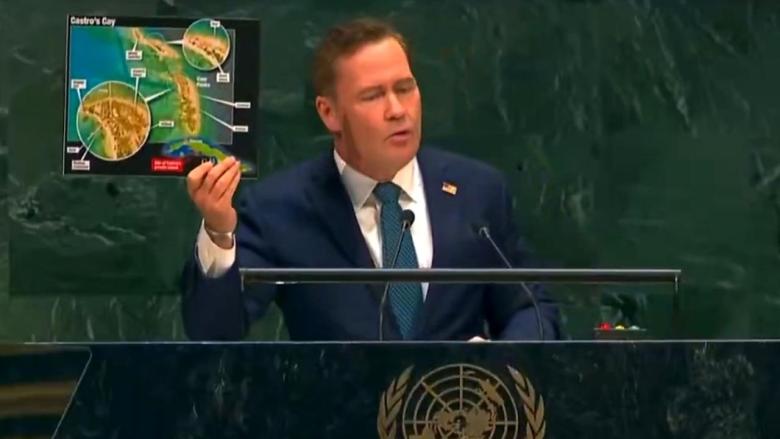 El embajador de EEUU ante la ONU, Mike Waltz.