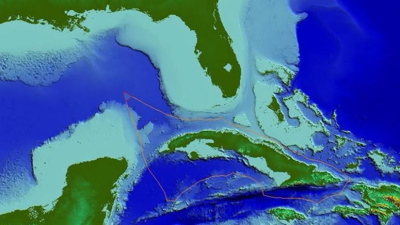 Delimitación de la plataforma continental cubana.