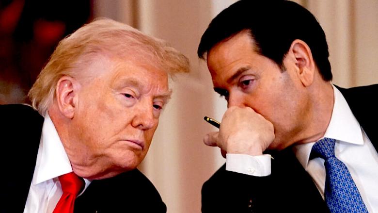 Donald Trump y Marco Rubio.