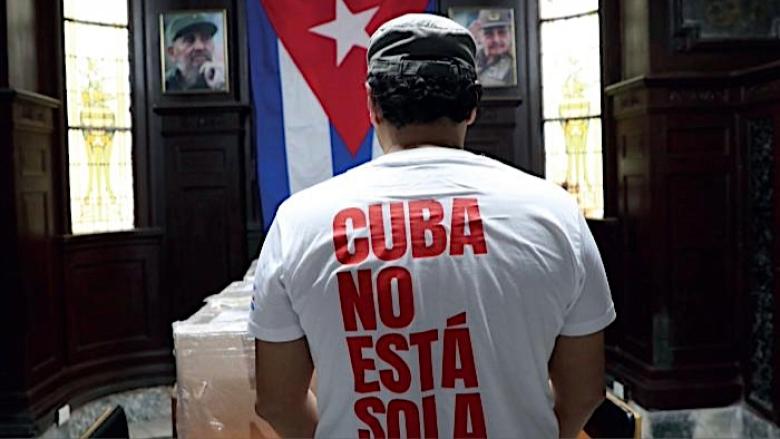Imagen propagandística del régimen cubano.