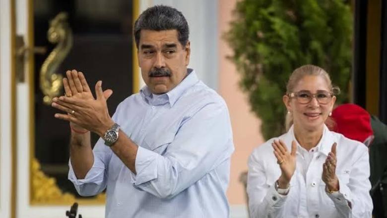 Nicolás Maduro y su esposa, Cilia Flores.