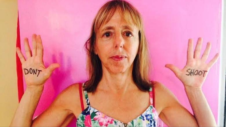 Medea Benjamin, cofundadora de Code Pink.